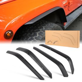 Fender Flares Compatible With 2007-2018 Wrangler (Option: Black)