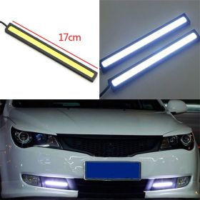 Car COB Daytime Running Light, One 17cm White ,not Shipped On Weekends (Option: Black)