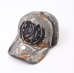 Letter Embroidery Graffiti Baseball Cap Unisex Street (Option: Brown)